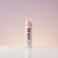 BRAVELiPS Strawberry flavored lip balm with I Am Loved affirmation